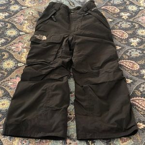 The North Face waterproof ski pants.
